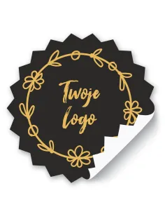 Naklejki z Nadrukiem z logo Reklamowy 3.5 cm 875 szt