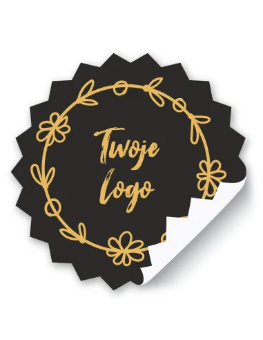 Naklejki z Nadrukiem z logo Reklamowy 3.5 cm 875 szt