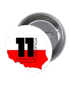 Przypinki Buttony 11 Listopada Narodowe Święto Pamiątkowe