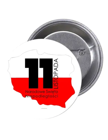 Przypinki Buttony 11 Listopada Narodowe Święto Pamiątkowe