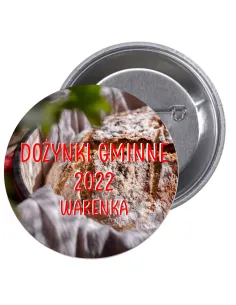 Przypinki Buttony – Dożynki Gminne Znaczki Badziki Grafiką