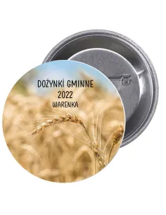 Przypinki Buttony Dożynki Gminne Znaczki Badziki Pamiątkowe