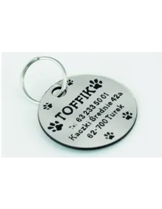 Identyfikator Adresówka Zawieszka dla Psa Kota z Grawerem