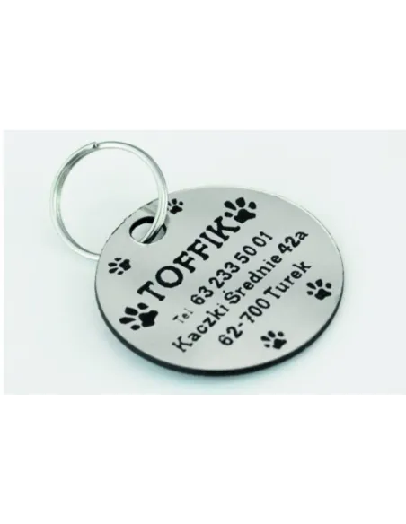 Identyfikator Adresówka Zawieszka dla Psa Kota z Grawerem