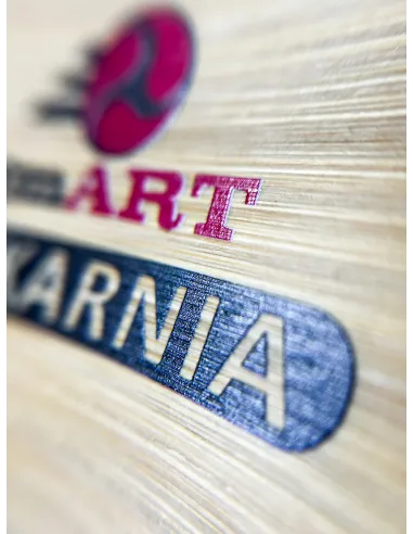 Bambusowy Zegar Ścienny z Nadrukiem UV z Twoim logo z logo