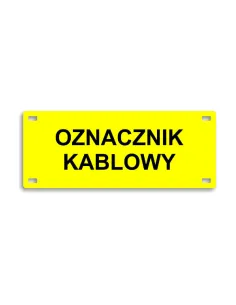Oznaczniki Kablowe Tabliczki Energetyczne – Kable Złącza