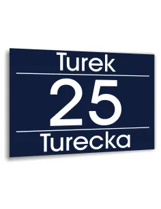 Tabliczka Tablica Adresowa Numer Domu 20x15 Cyfry Ulica