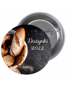 Przypinki Buttony Dożynki 2022 Znaczki Badziki Pamiątkowe