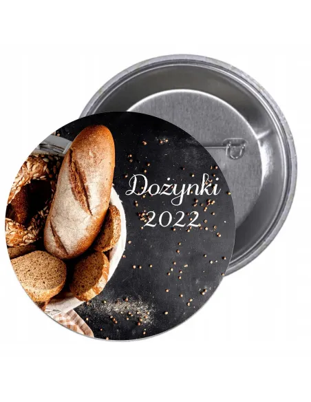 Przypinki Buttony Dożynki 2022 Znaczki Badziki Pamiątkowe