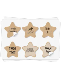 Naklejki Etykiety Reklamowe Dowolny Nadruk Kształt Twoim