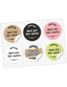Naklejki Etykiety Reklamowe Kształt Dowolny Nadruk Grafika