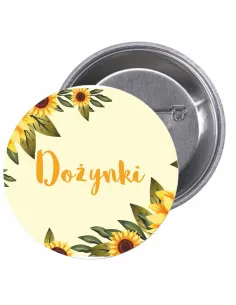 Przypinki Buttony Dożynki Znaczki Badziki z Grafiką