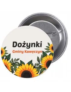 Przypinki Buttony Dożynki Gminy Kawęczyn Znaczki Badziki