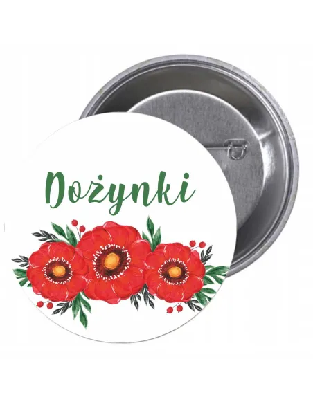 Przypinki Buttony – Dożynki Znaczki Badziki Grafiką