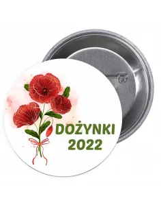Przypinki Buttony – Dożynki 2026 Znaczki Badziki Grafiką