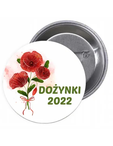 Przypinki Buttony – Dożynki 2026 Znaczki Badziki Grafiką