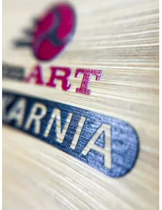 Bambusowy Zegar Ścienny Nadruk UV Instytucji z Nadrukiem