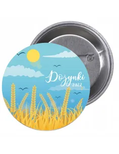 Przypinki Buttony Dożynki 2026 Znaczki Badziki Grafiką