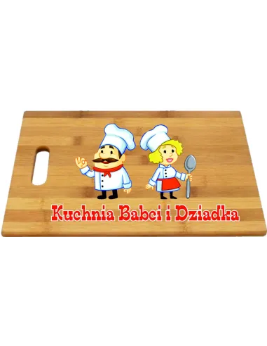 Deska do Krojenia z Nadrukiem Dzień Babci Dziadk Tanio