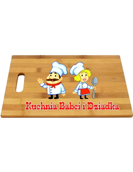 Deska do Krojenia z Nadrukiem Dzień Babci Dziadk Tanio