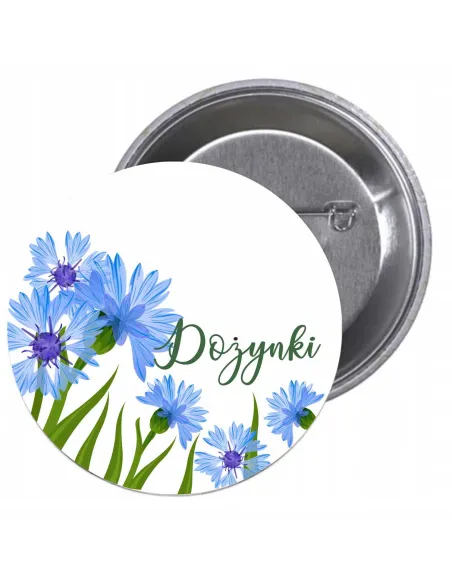 Przypinki Buttony Dożynki Znaczki Badziki Personalizowany