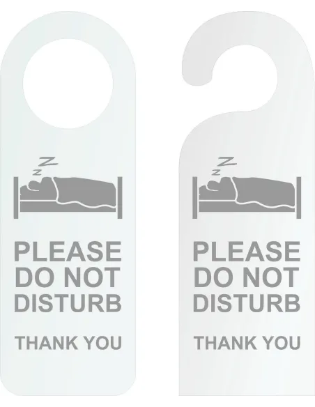 Zawieszka na Drzwi Klamkę Hotelowa Twój Tekst logo Grawer