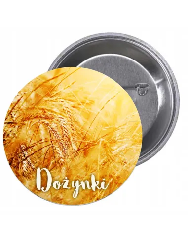 Przypinki Buttony Dożynki Znaczki Badziki z Gotowy Projekt