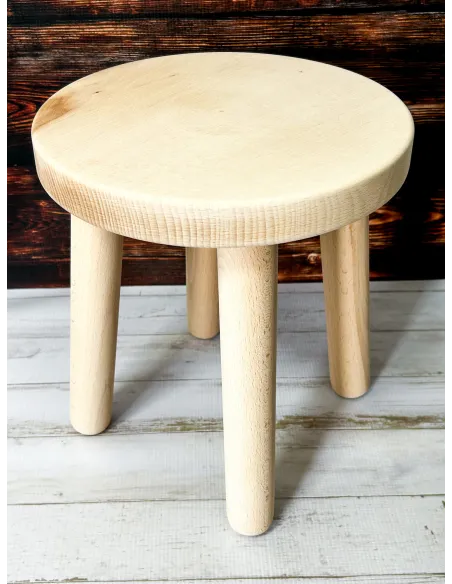 Taborecik Krzesełko Drewniane Dziecka Grawerem Imieniem