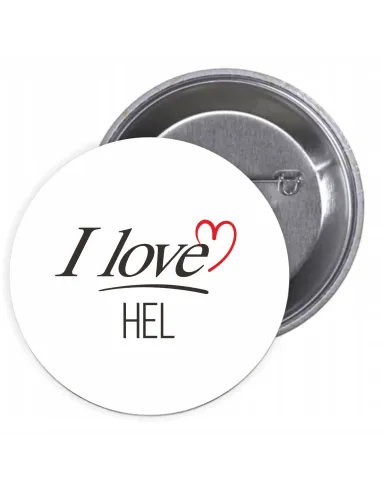 Przypinki Buttony i Love Hel Znaczki Badziki z Grafiką