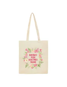 Eko Torba z Nadrukiem Bóg Nie Mógł Być w Wszędzie Dlatego