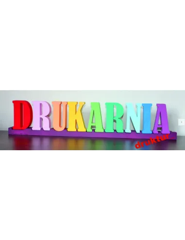 Litera 3D Styrodur Napisy z logo Reklamowy 20 cm 2 cm