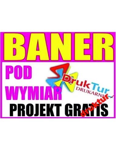 Baner – Reklamowy Reklama Plandeka Projekt Gratis do Firmy