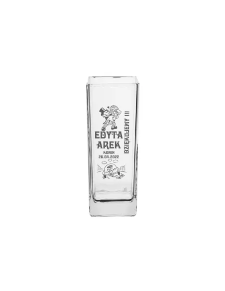 Wazon Grawer dla Rodziców Prezent Podziękowania z Grawerem