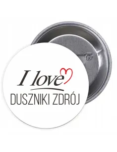 Przypinki Buttony i Love Duszniki Zdrój Znaczki Badziki