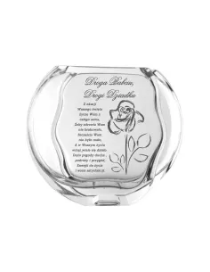 Wazon Grawer Prezent Dziadków Babci Dziadka z Grawerem