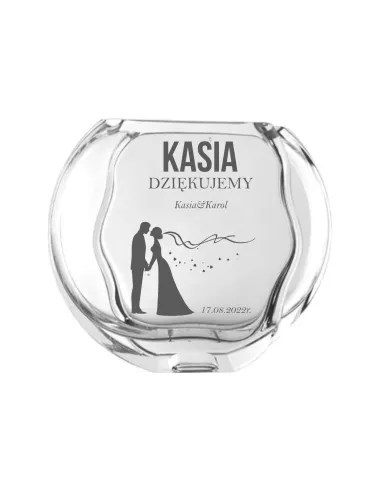 Wazon z Grawer Prezent Podziękowania dla Świadków z Grawerem