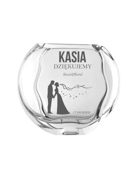 Wazon z Grawer Prezent Podziękowania dla Świadków z Grawerem