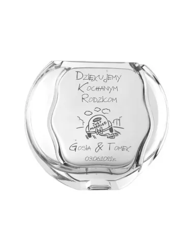 Wazon Grawer Prezent Podziękowanie Rodziców dla Rodziców