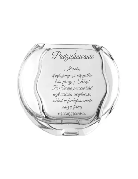 Wazon z Grawerem Prezent dla Pracownika Emeryta na Prezent