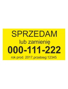 Magnes na Samochód 2szt – Na Samochód Sprzedam Zamienię