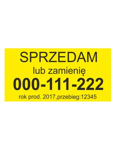 Magnes na Samochód 2szt – Na Samochód Sprzedam Zamienię