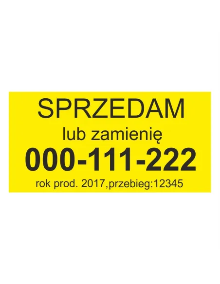 Magnes na Samochód 2szt – Na Samochód Sprzedam Zamienię