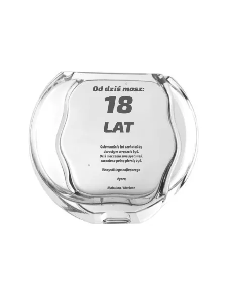 Wazon – Tkę Gotowy Projekt Reklamowy Grawerem Prezent