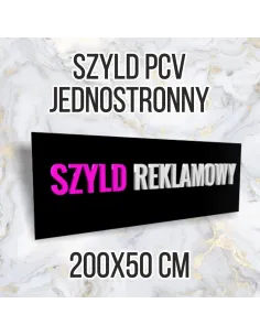 Tablica Reklamowa 200x50 – Szyld PCV 200x50 Jednostronny