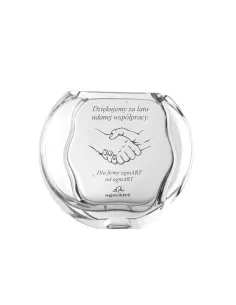 Wazon Grawerem Prezent Podziękowanie Firmy z Grawerem