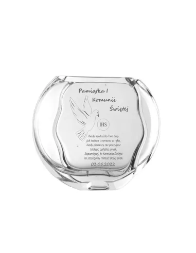 Wazon z Grawerem na Prezent Pamiątka Komunii Świętej
