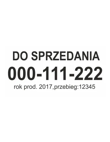 Magnes na Samochód Personalizowany z Nadrukiem Reklamowy