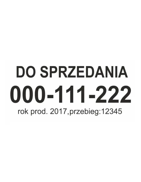 Magnes na Samochód Personalizowany z Nadrukiem Reklamowy