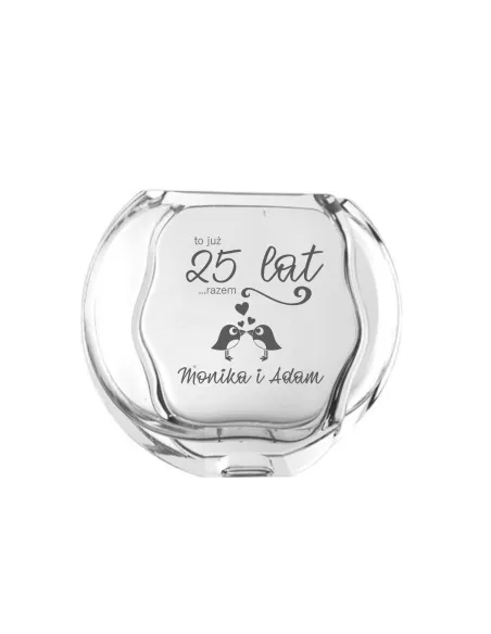 Wazon Grawerem Prezent Rocznica Ślubu 10 20 25 z Grawerem