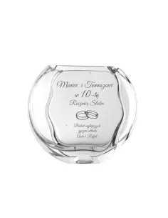 Wazon Grawerem Prezent Rocznica Ślubu 10 20 30 z Grawerem